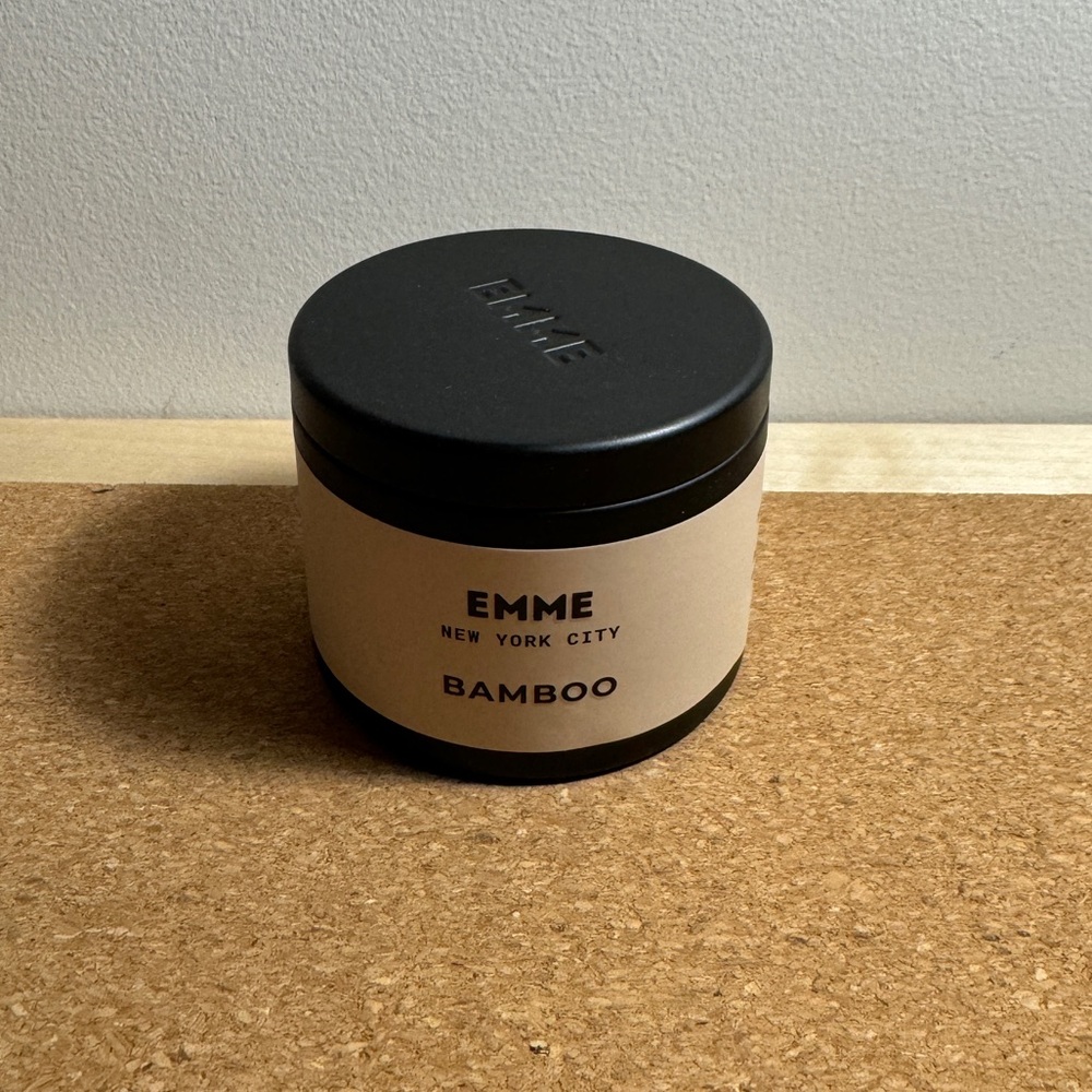 EMME Bamboo Candle Tin